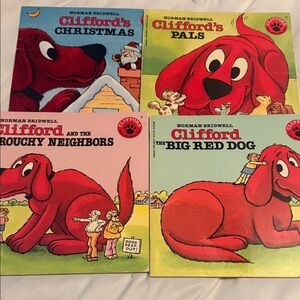 Vintage Clifford the Big Red Dog Book Set